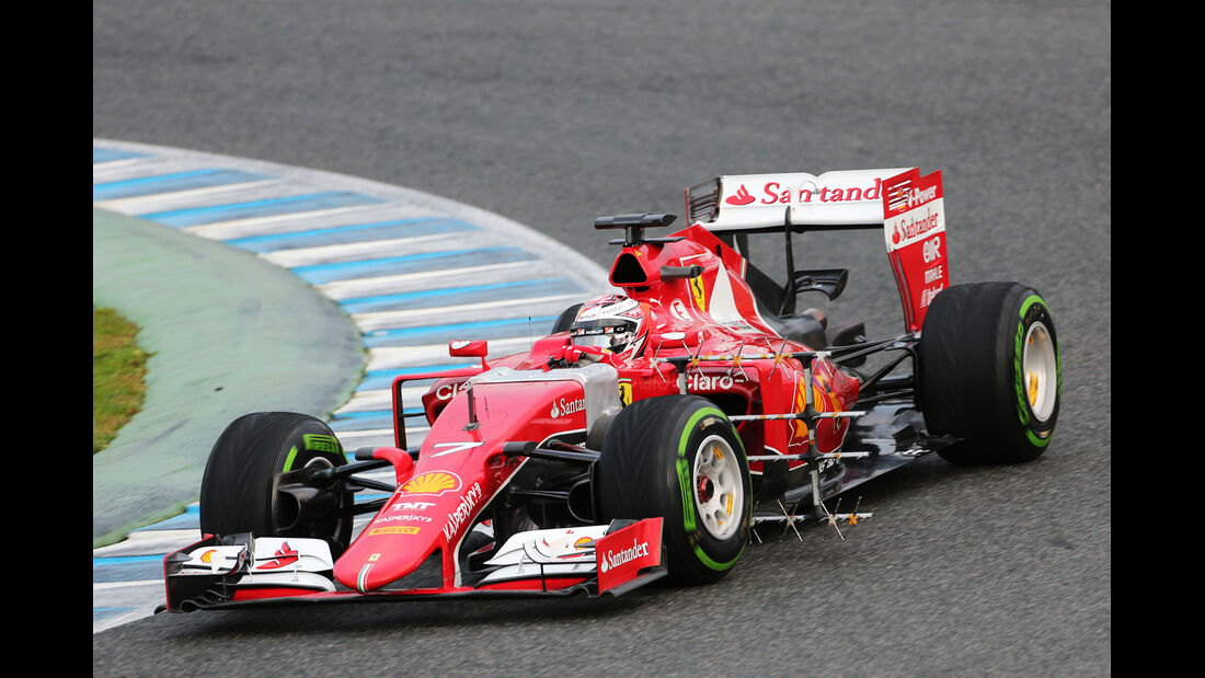 Kimi Räikkönen - Ferrari - Formel 1-Test - Jerez - 3. Februar 2015