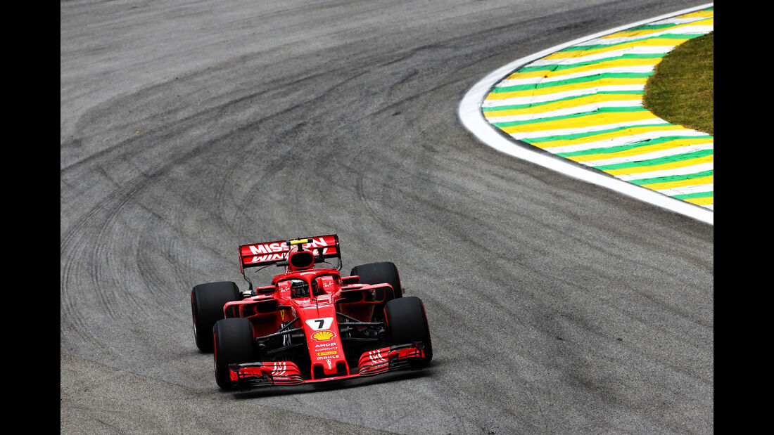 Kimi Räikkönen - Ferrari - GP Brasilien - Interlagos - Formel 1 - Freitag - 9.11.2018