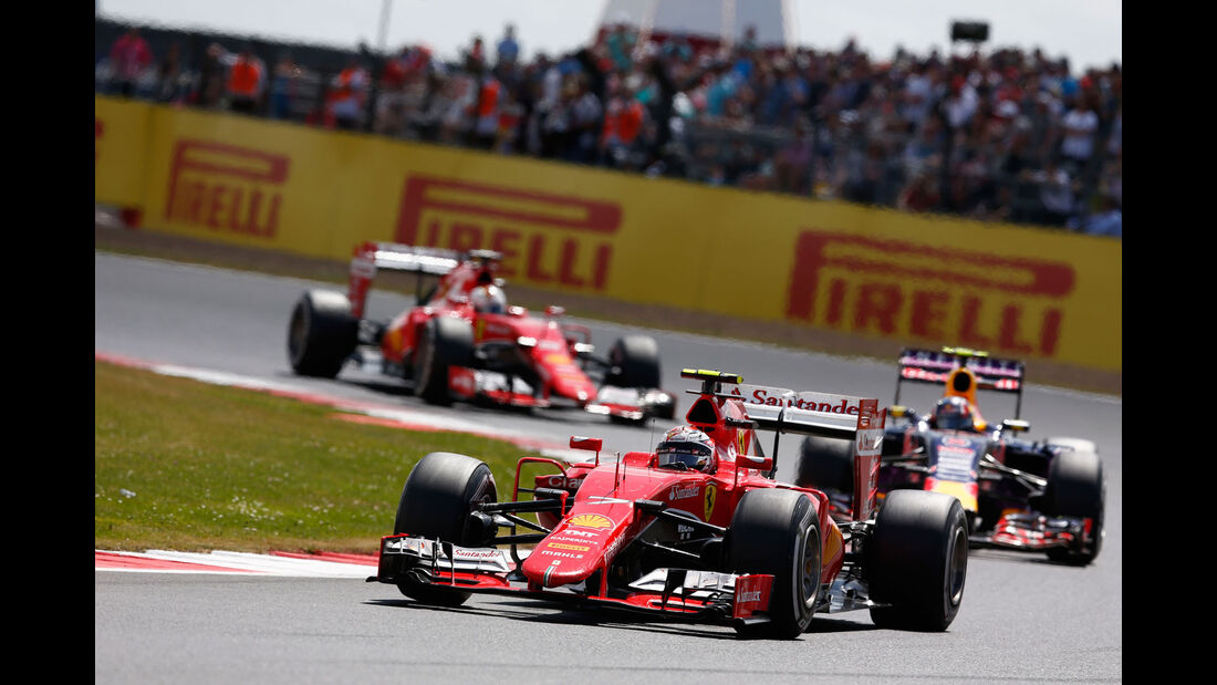 Kimi Räikkönen - Ferrari - GP England - Silverstone - Rennen - Sonntag - 5.7.2015