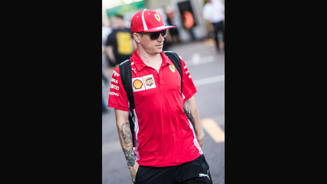 Kimi Räikkönen - Ferrari - GP Monaco - Formel 1 - Donnerstag - 24.5.2018