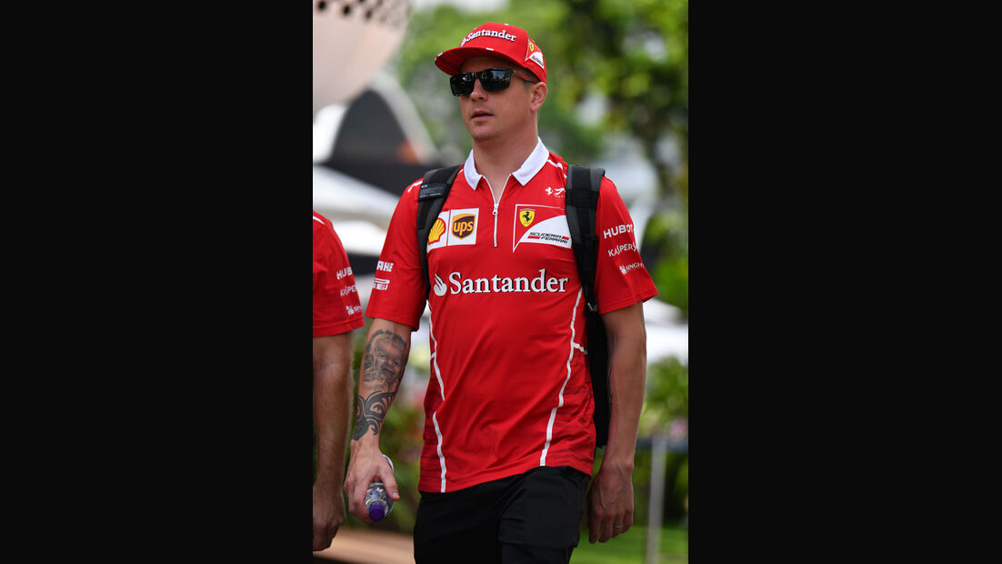 Kimi Räikkönen - Ferrari - GP Singapur - Formel 1 - Donnerstag - 14.9.2017