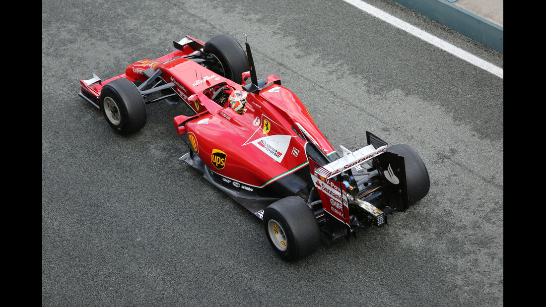 Kimi Räikkönen - Ferrari - Jerez - Formel 1 - Test - 29. Januar 2014