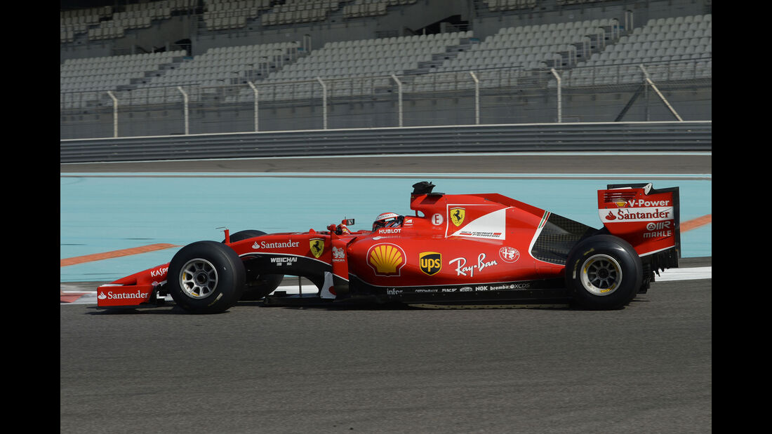Kimi Räikkönen - Ferrari - Pirelli-Test - Abu Dhabi