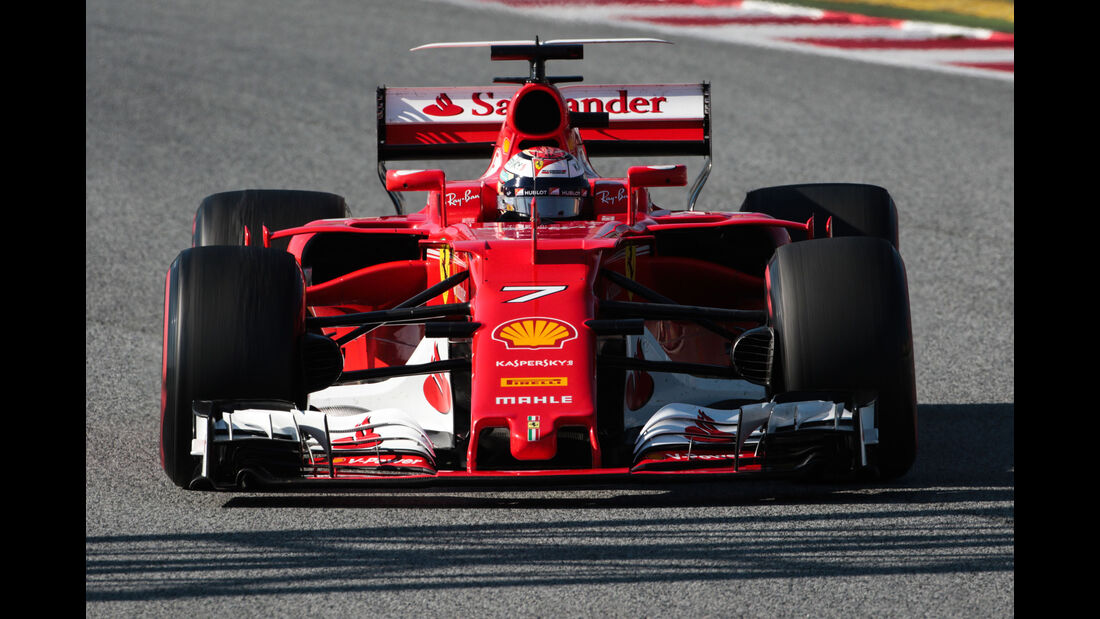 Kimi Räikkönen - Ferrari - Testfahrten - Barcelona - Freitag - 10.3.2017