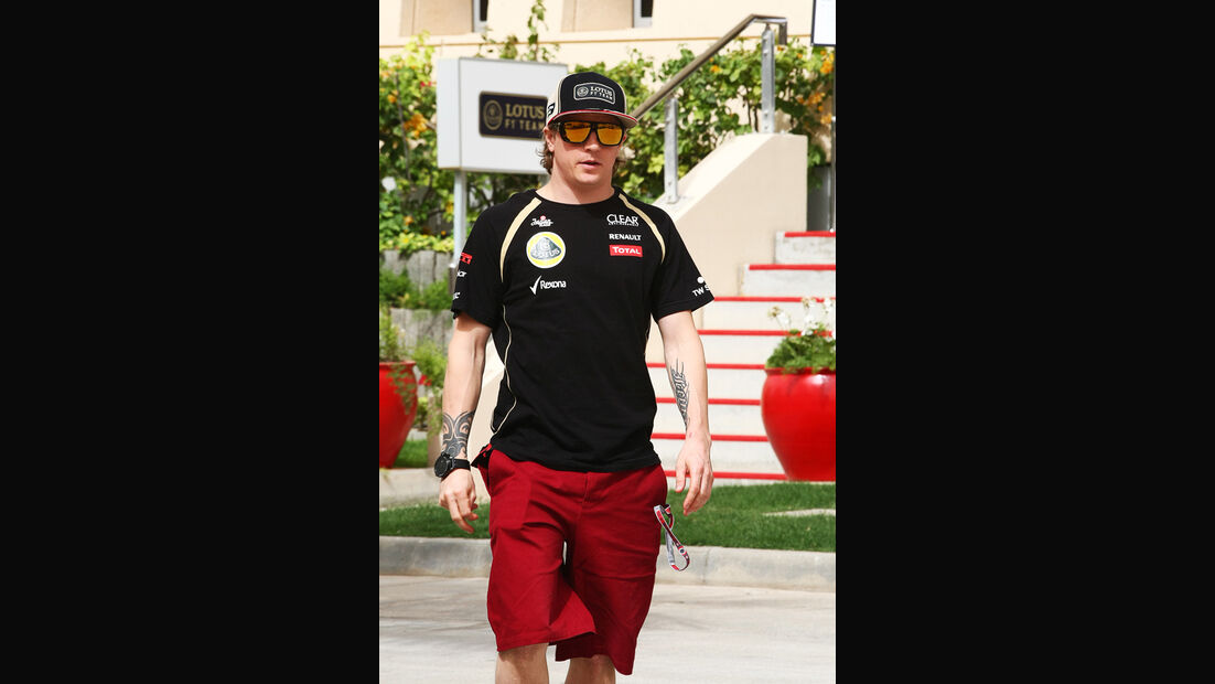 Kimi Räikkönen - Formel 1 - GP Bahrain - 19. April 2012