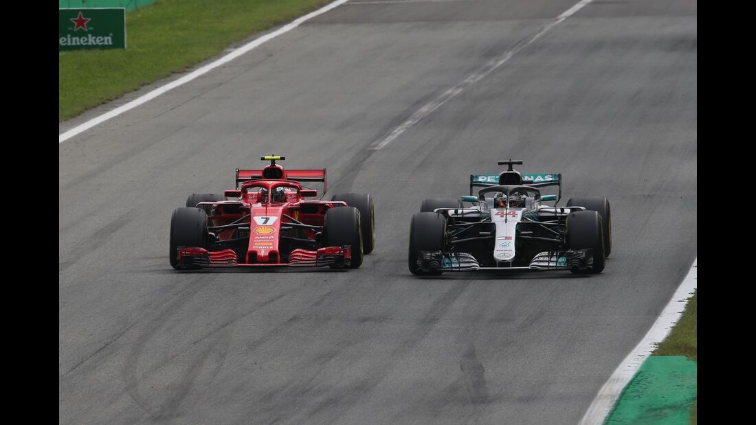 Kimi Räikkönen - Lewis Hamilton - Formel 1 - GP Italien - 02. September 2018