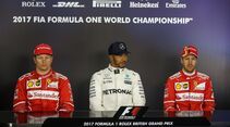 Kimi Räikkönen - Lewis Hamilton - Sebastian Vettel - Formel 1 - GP England - 15. Juli 2017