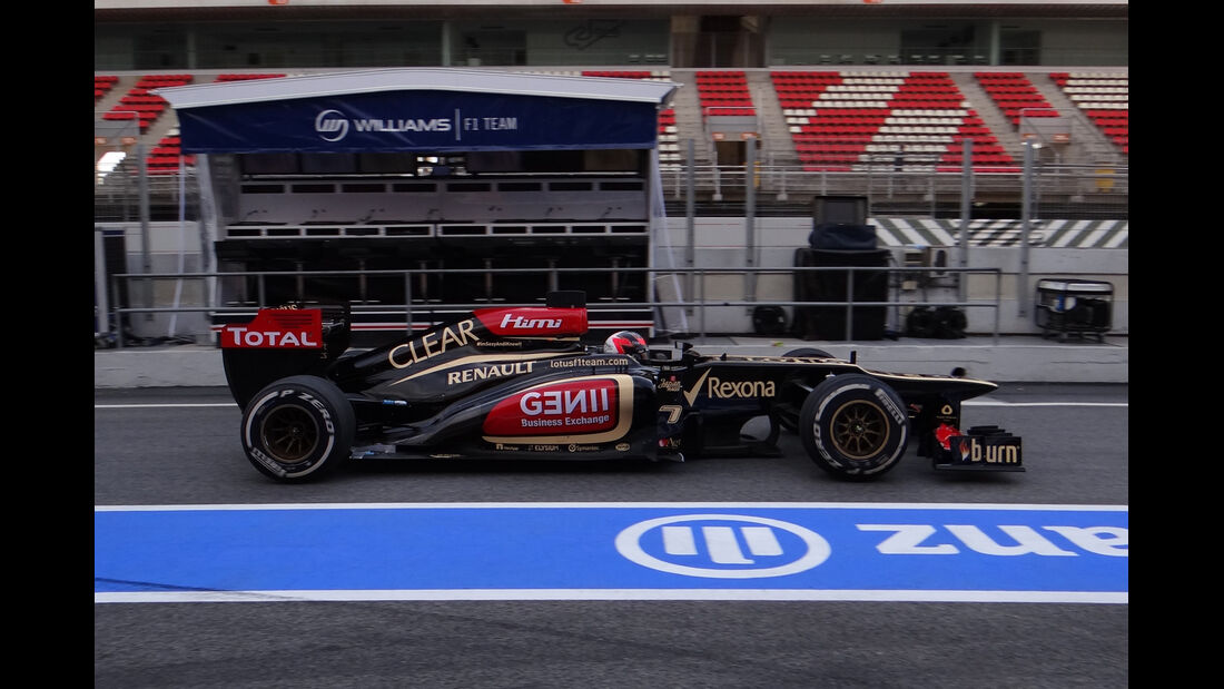 Kimi Räikkönen - Lotus Formel 1 - Test - Barcelona - 19. Februar 2013