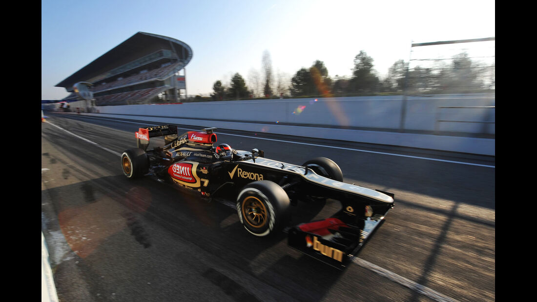 Kimi Räikkönen, Lotus, Formel 1-Test, Barcelona, 20. Februar 2013