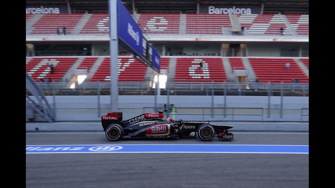 Kimi Räikkönen - Lotus - Formel 1 - Test - Barcelona - 20. Februar 2013