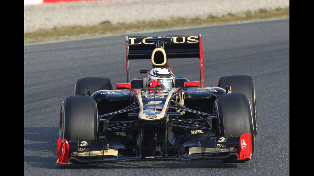 Kimi Räikkönen - Lotus - Formel 1-Test Barcelona - 3. März 2012