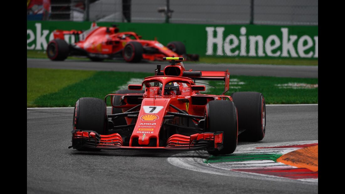 Kimi Räikkönen - Sebastian Vettel - Ferrari - Formel 1- GP Italien - 1. September 2018