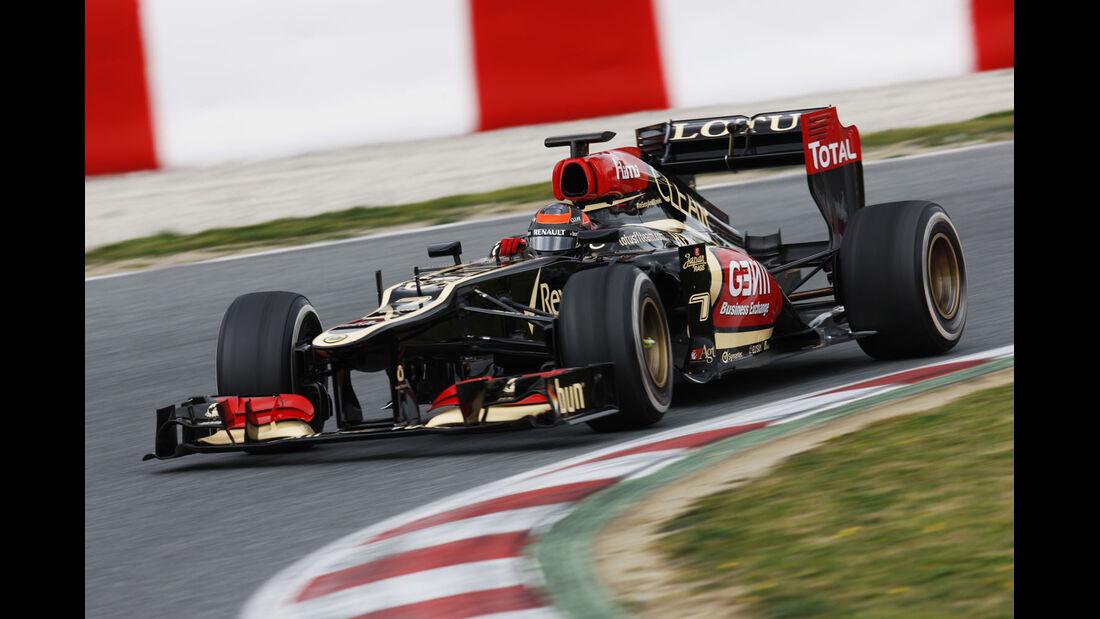 Kimi Raikkonen, Lotus, Formel 1-Test, Barcelona, 19. Februar 2013