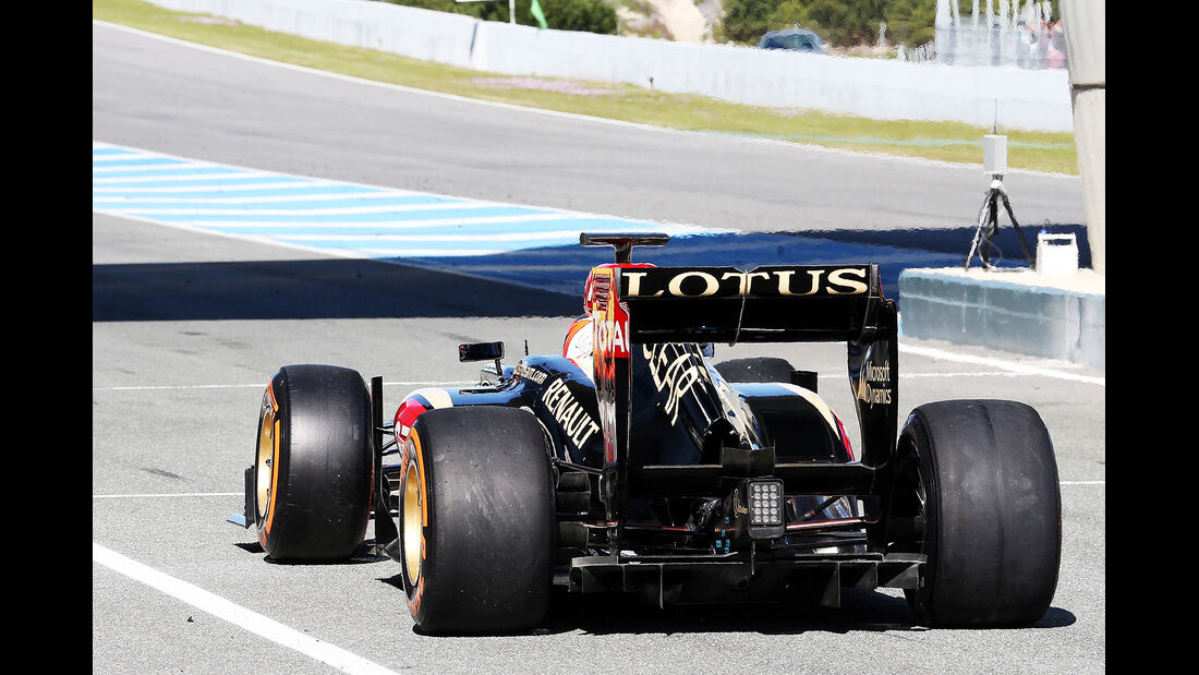 Kimi Raikkonen, Lotus Renault GP, Formel 1-Test, Jerez, 7.2.2013