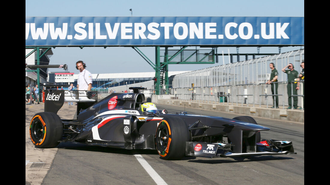 Kimiya Sato - Sauber - Young Drivers Test - Silverstone - 19. Juli 2013