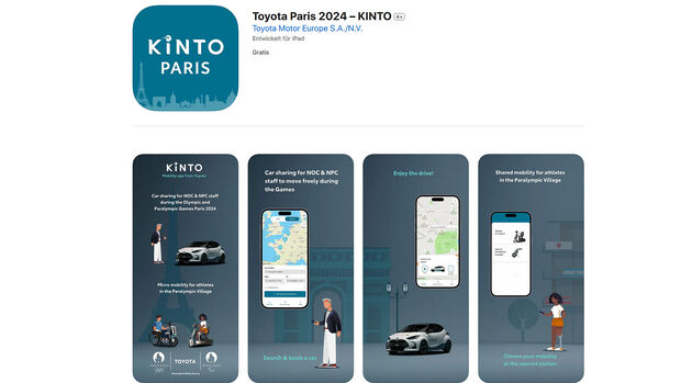 Kinto App Toyota Olympia 2024 Paris 