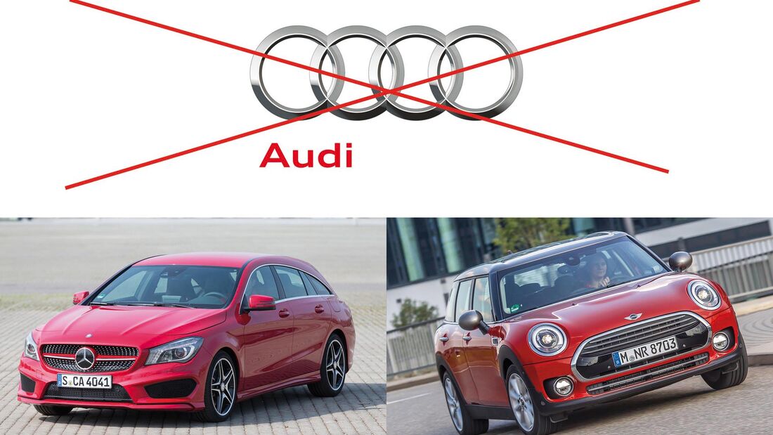 Klassenvergleich Audi BMW Mercedes 2016/17