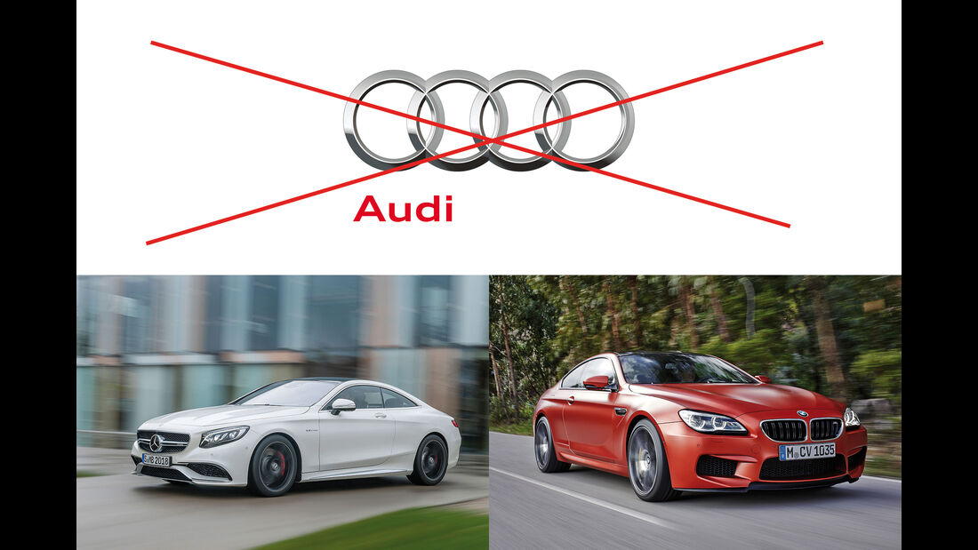 Klassenvergleich Audi BMW Mercedes 2016/17