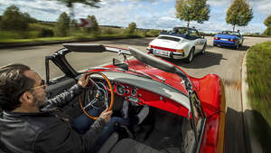 Klassische Porsche Cabriolets, Exterieur