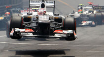 Kobayashi GP Monaco F1 Crashs 2012