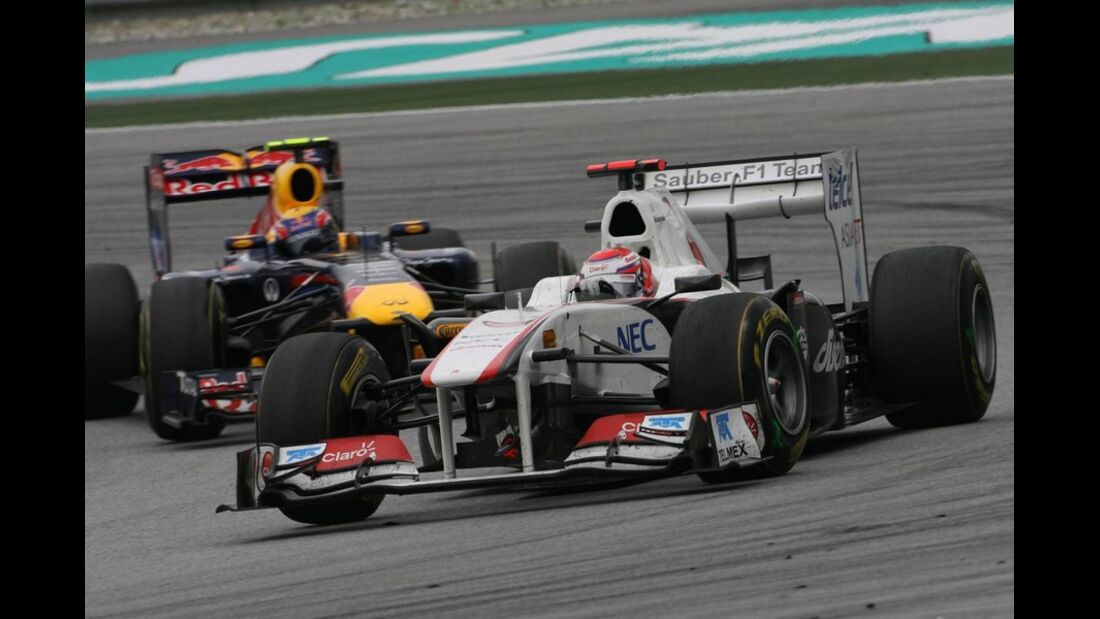 Kobayashi Webber GP Malaysia 2011 Formel 1