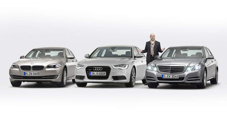 Konzeptvergleich Audi A6 Vs Bmw 5er Und Mercedes E Klasse Auto Motor Und Sport
