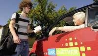 Kopie von: car2gether, Mitfahrgelegenheit, Daimler, Smart