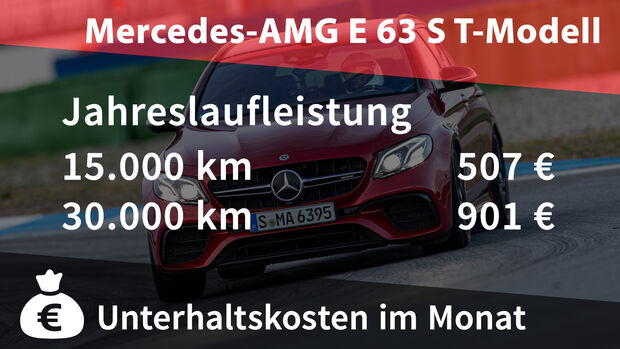 Kosten Realverbrauch Mercedes-AMG E 63 S 4Matic T-Modell