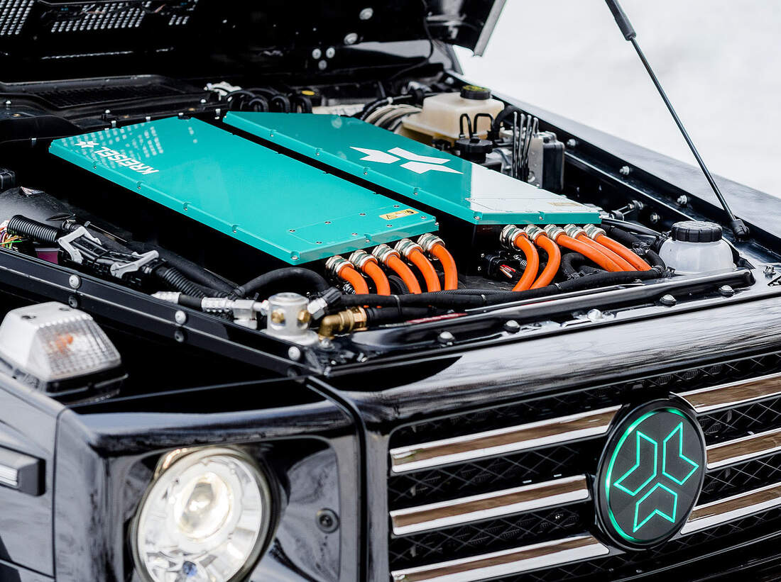 Kreisel Electric GKlasse und Hummer unter Strom auto motor und sport