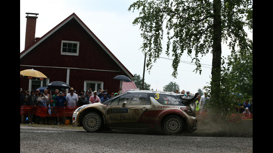Kris Meeke - Rallye Finnland 2014 - Tag 2 - Citroen DS3