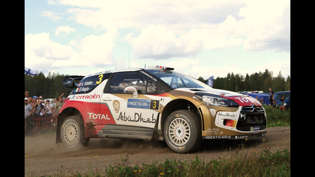 Kris Meeke - Rallye Finnland 2014 - Tag 3 - WRC - Citroen DS3 WRC