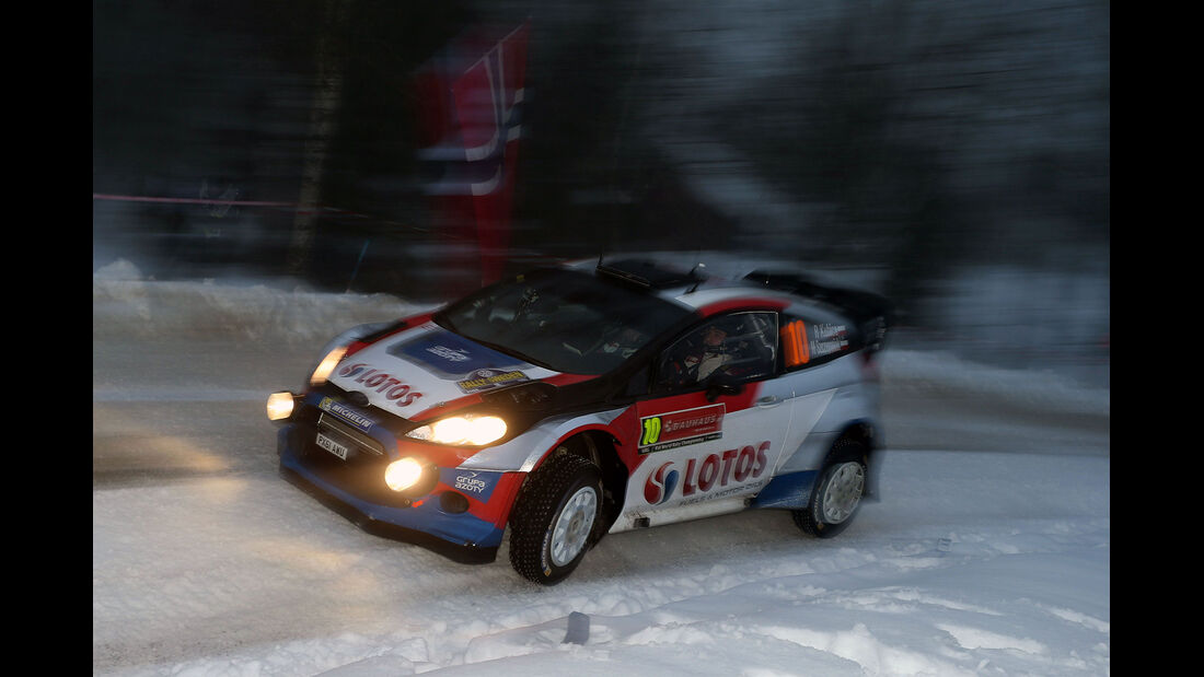 Kubica, Ford Fiesta WRC, Rallye Schweden 2014
