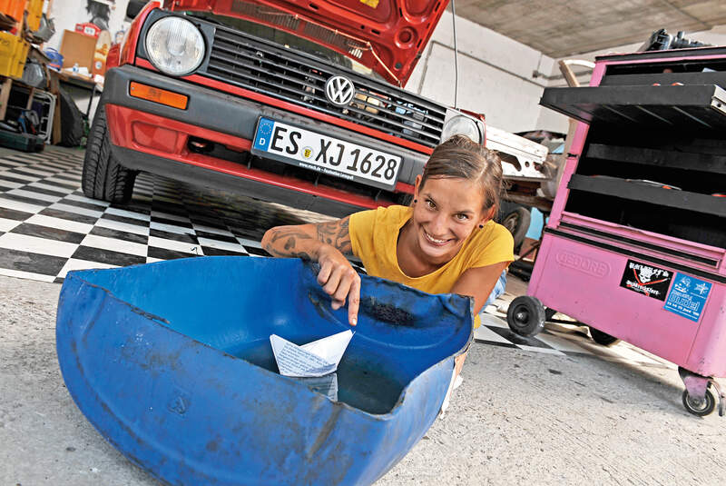 Kühlertausch, Anna Matuschek, Flüssigkeit