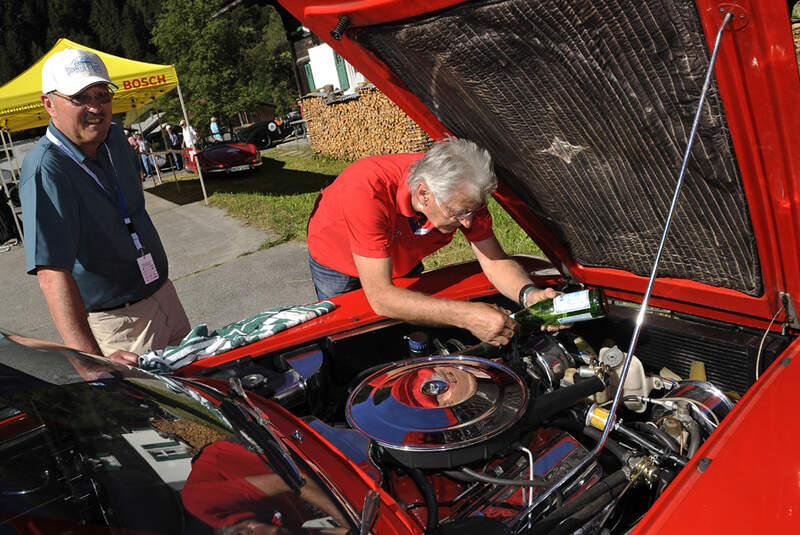 Kühlung für den Motor-  Silvretta Classic 2010