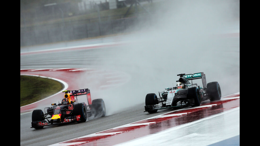 Kvyat & Hamilton - Formel 1 - GP USA - Austin - Formel 1 - 24. Oktober 2015