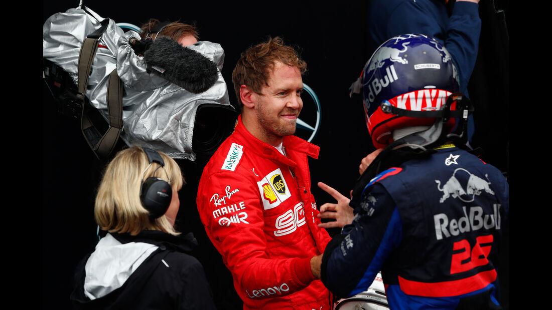 Kvyat - Vettel - GP Deutschland 2019 - Hockenheim - Rennen 
