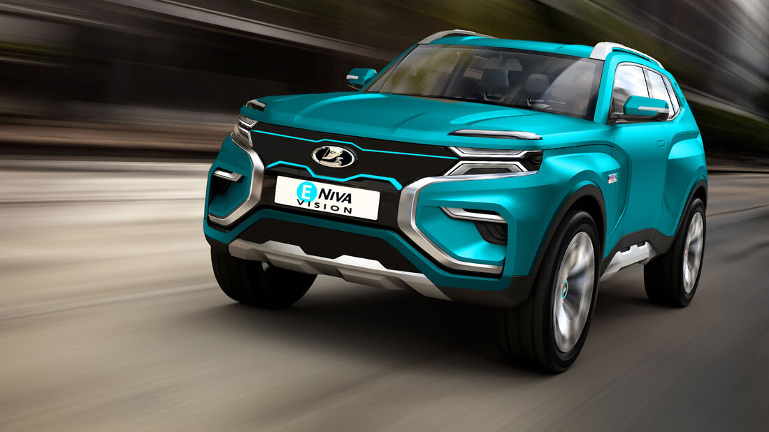 Lada Elektro Niva Retusche 2024 Concept