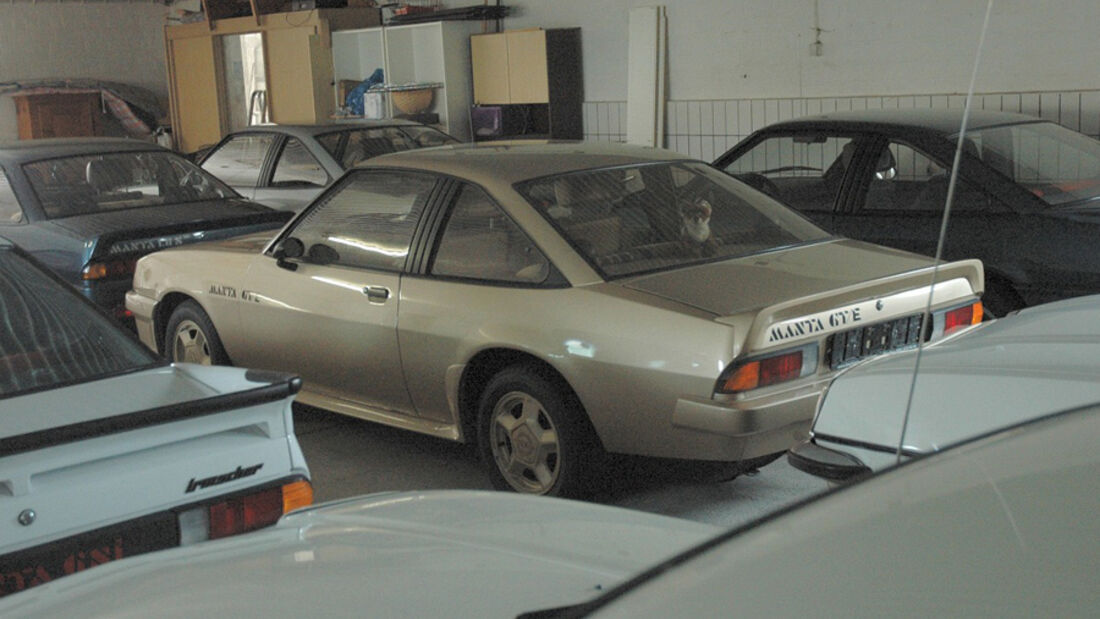 Lagerhalle Opel Manta