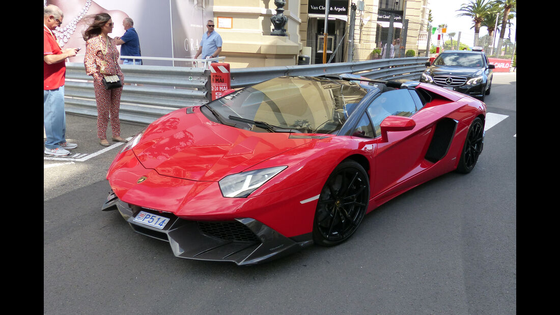 Lamborghini Aventador  -  Carspotting - Formel 1 - GP Monaco 2015