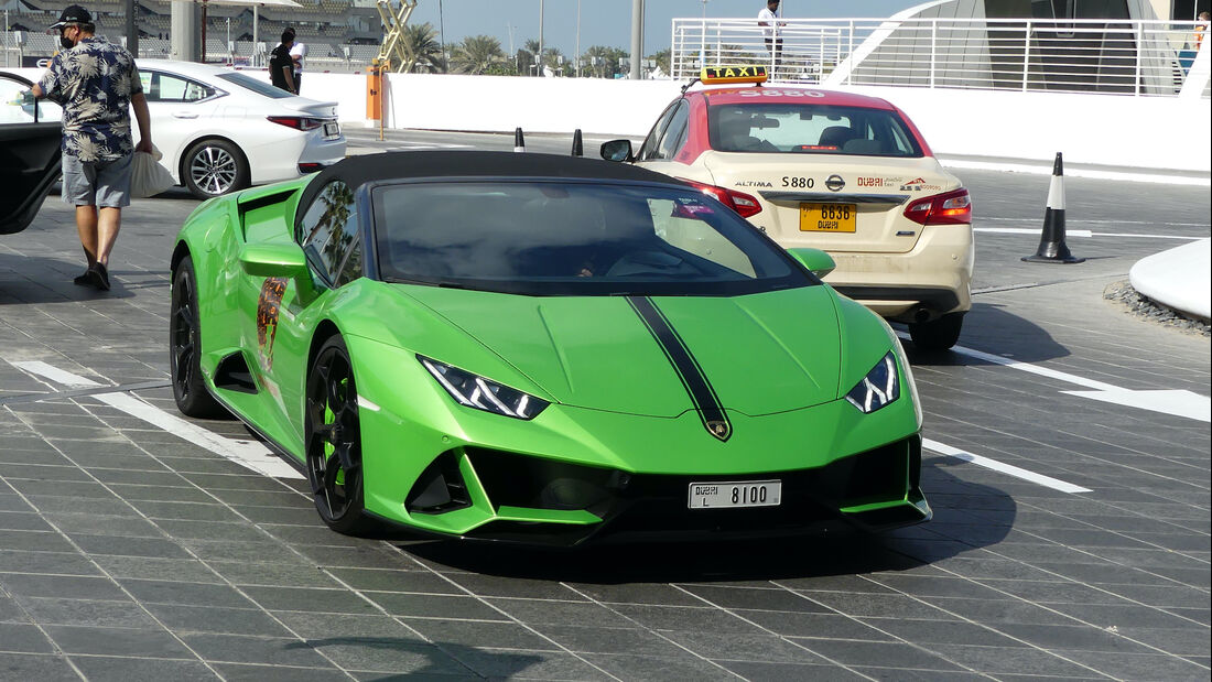 Lamborghini - Carspotting - GP Abu Dhabi - 12. Dezember 2021
