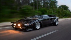 Lamborghini Countach - 45 Jahre auf dem Highway ist die Hölle los