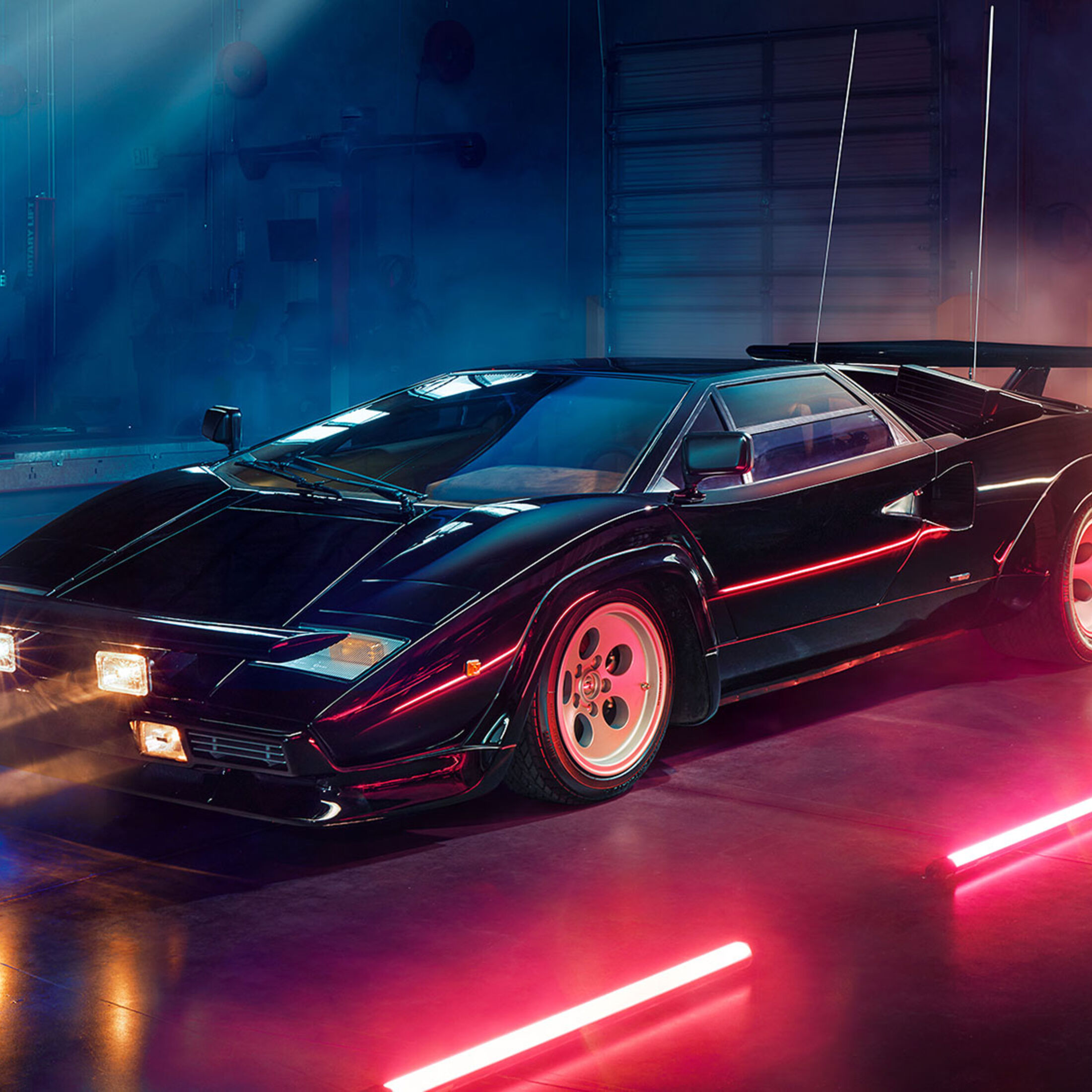 Der Lamborghini Countach aus Cannonball Run im Video