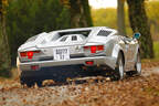 Lamborghini Countach Anniversario, Rückansicht, Rückleuchte, Park, Bremslicht