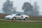 Lamborghini Countach Anniversario, Seitenansicht, Überlandfahrt