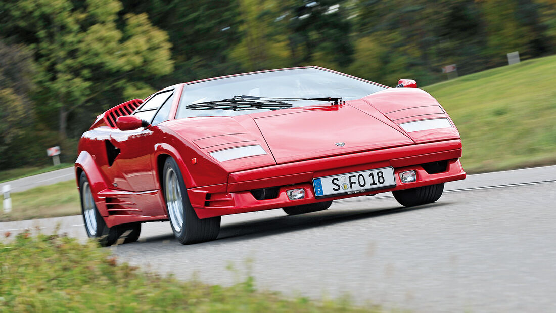 Lamborghini Countach, Frontansicht