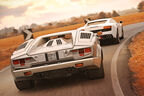 Lamborghini Countach, Lamboghini Gallardo LP 550-2, Heckansicht