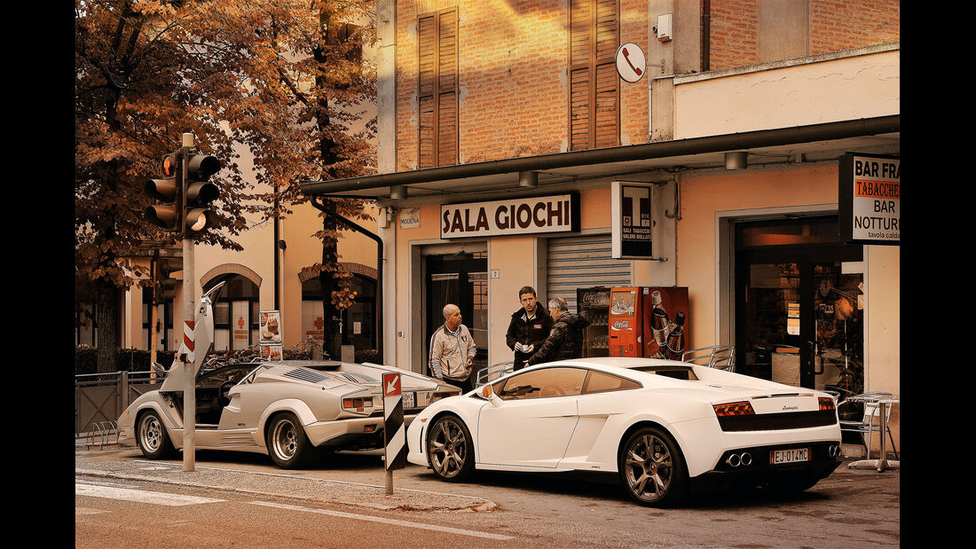 Lamborghini Countach, Lamboghini Gallardo LP 550-2, Seitenansicht