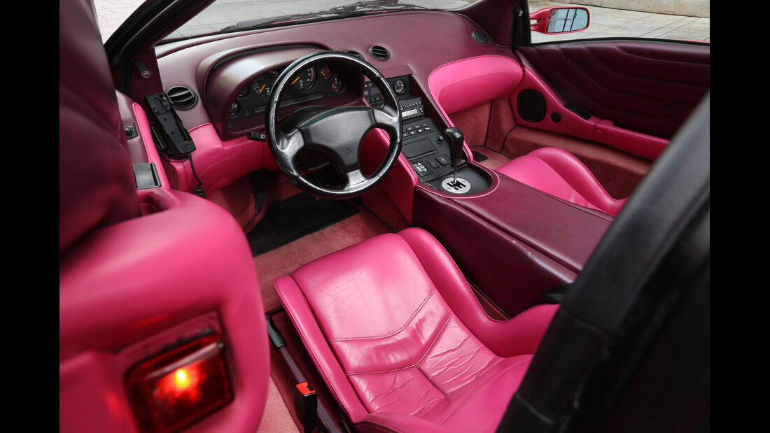 Lamborghini Diablo, Cockpit, Fahrersitz