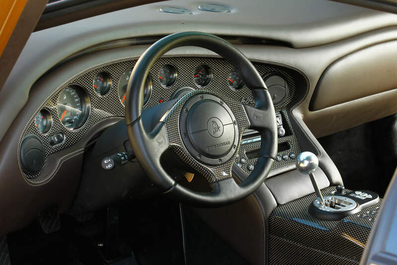Lamborghini Diabolo 6.0 S.E., Cockpit, Lenkrad