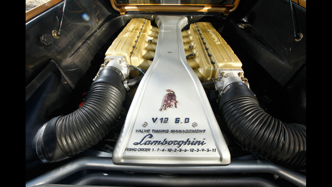 Lamborghini Diabolo 6.0 S.E., Motorblock, Motor, Motorraum